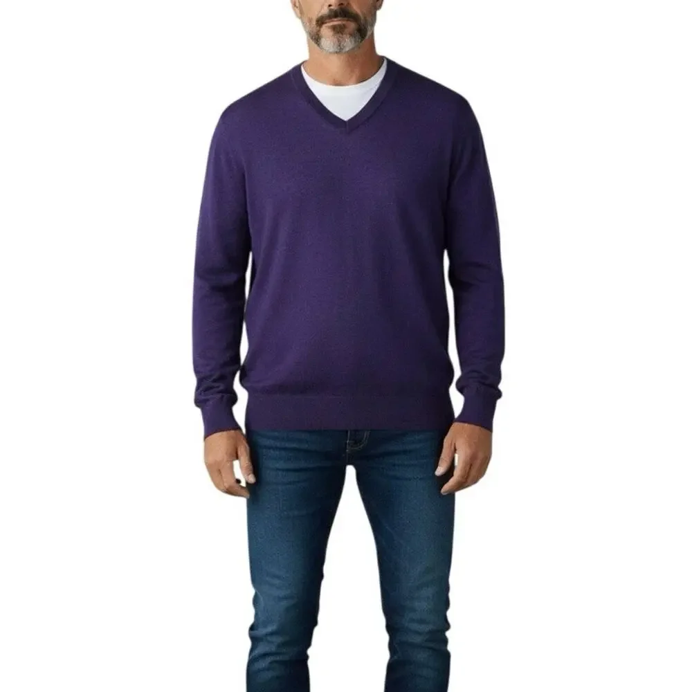 Orvis Merino Wool V-Neck Everyday Sweater - XL